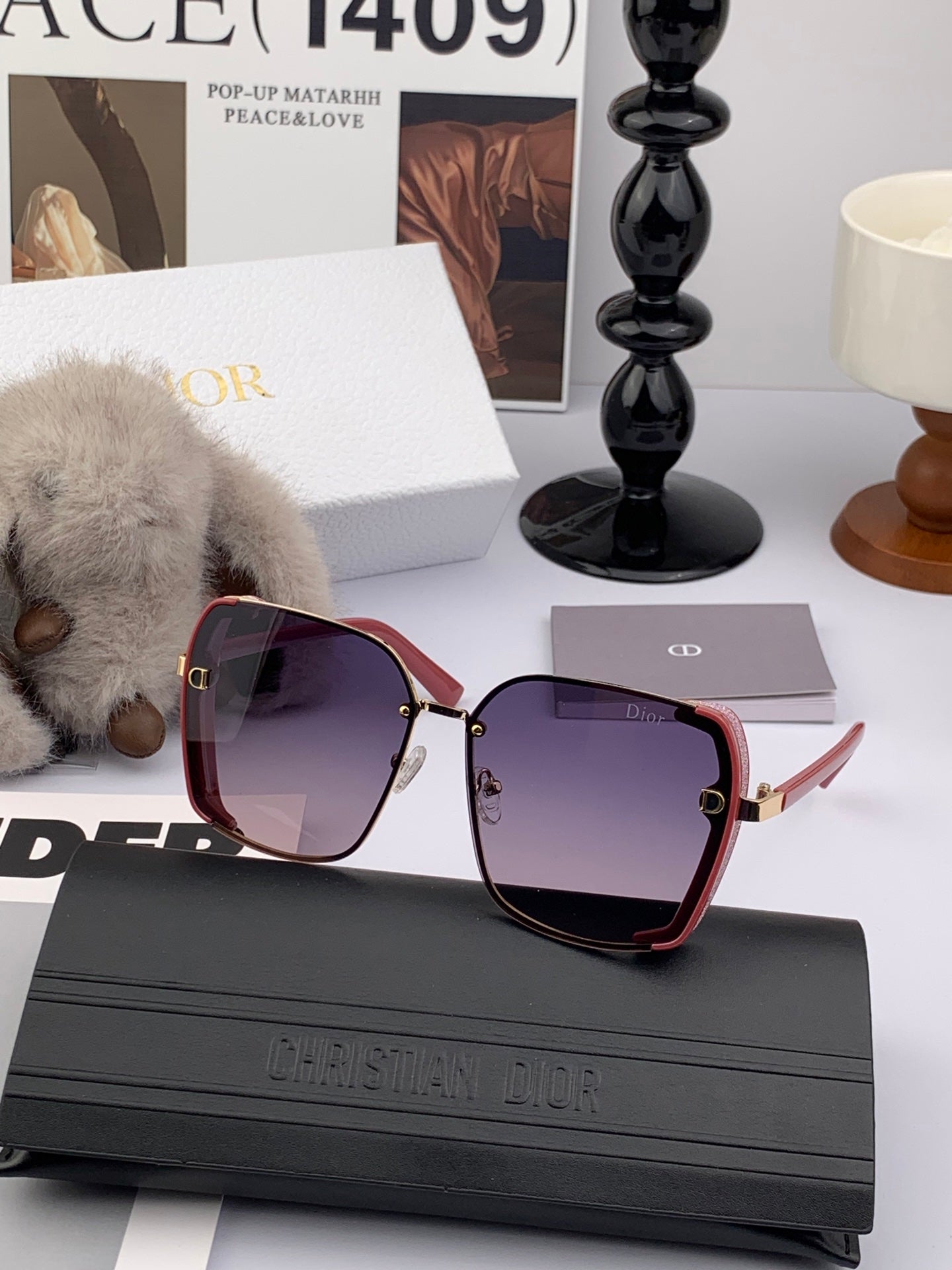 DIOR MONTAIGNE SUNGLASSES CD9357 IN ACETATE
