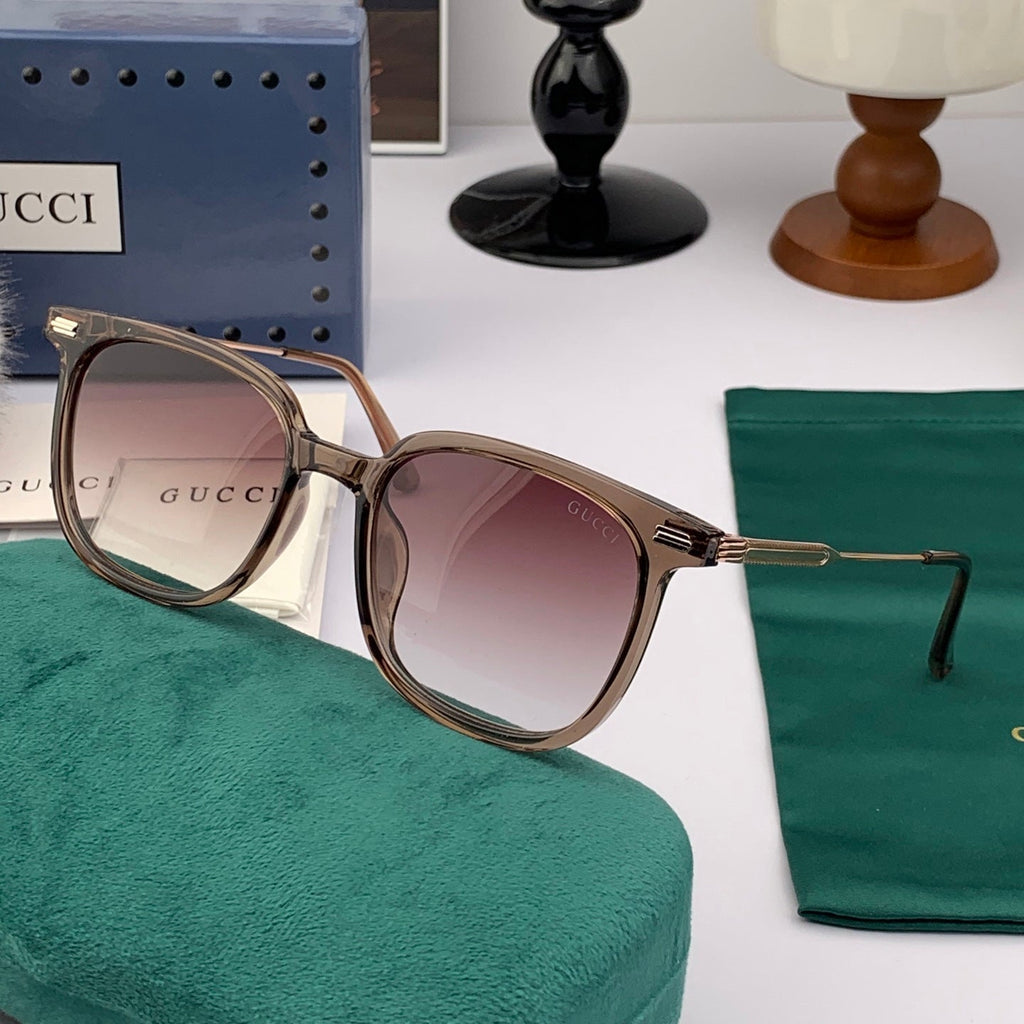 GUCCI SQUARE FRAME SUNGLASSES G55501 IN ACETATE