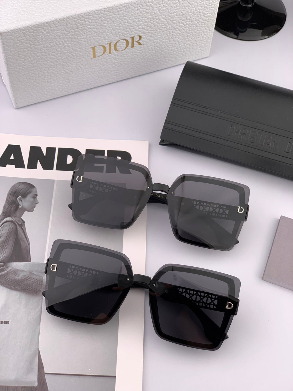 DIOR MONTAIGNE SUNGLASSES CD1086 IN ACETATE