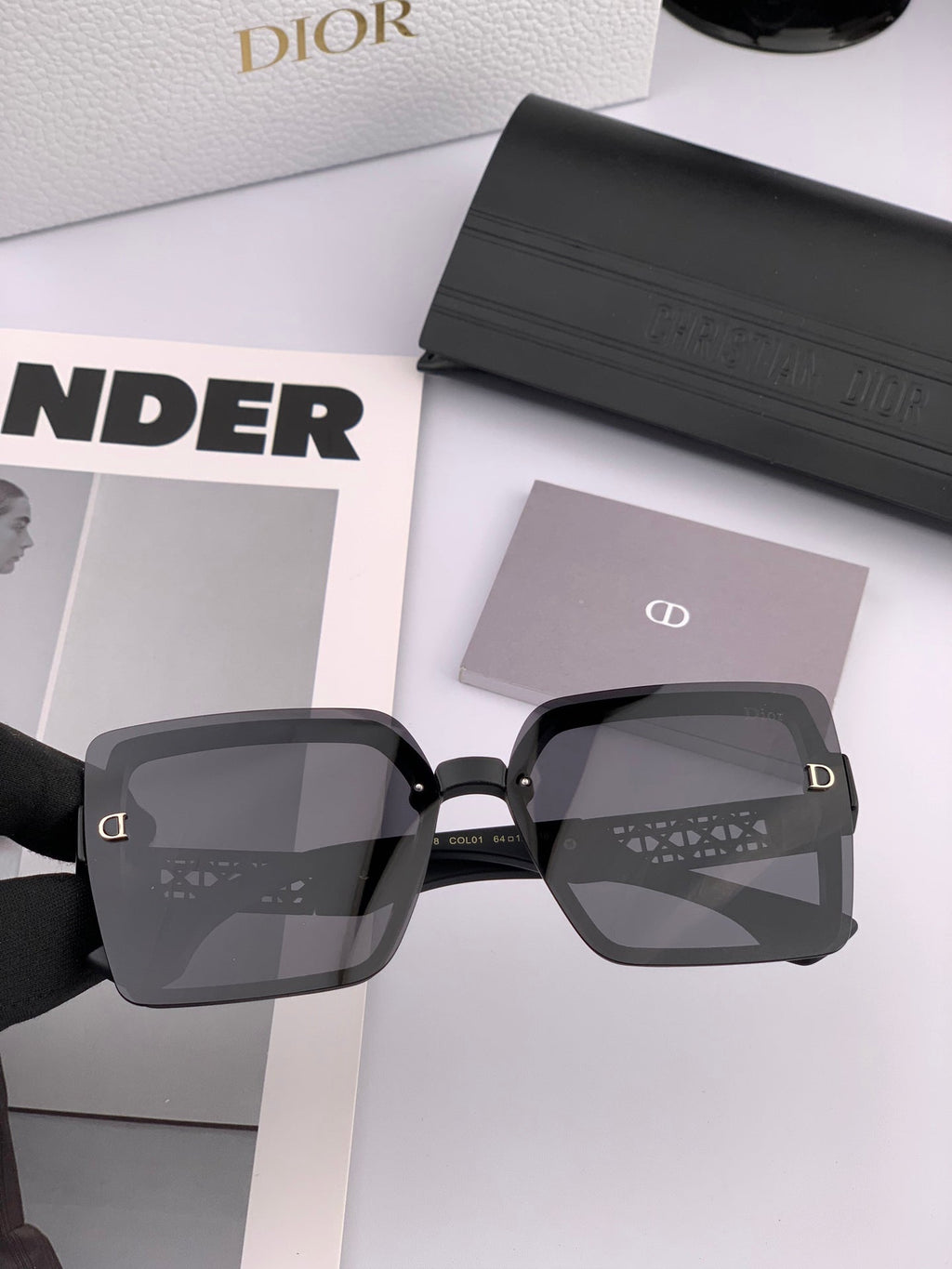DIOR MONTAIGNE SUNGLASSES CD1086 IN ACETATE