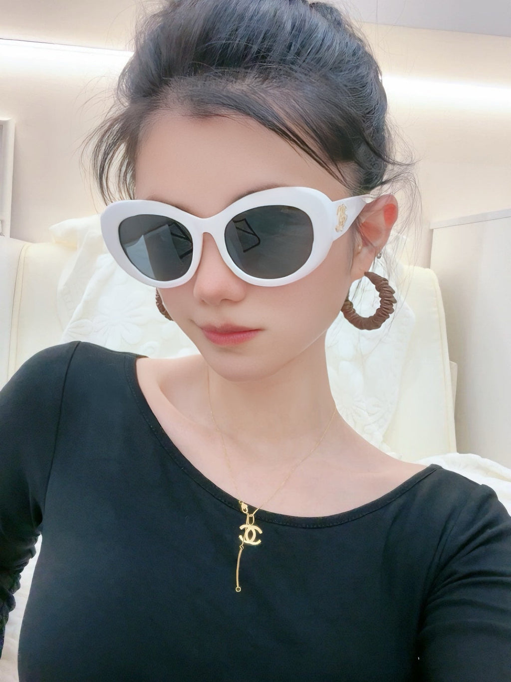 CHANEL CAT EYE SUNGLASSES CH0602 IN ACETATE