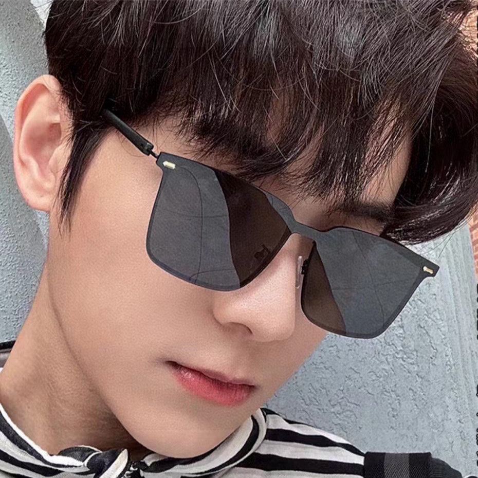 GUCCI RECTANGULAR FRAME SUNGLASSES G11363 IN METAL