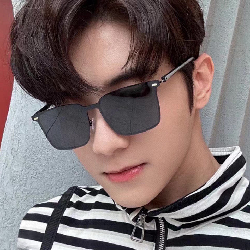 GUCCI RECTANGULAR FRAME SUNGLASSES G11363 IN METAL