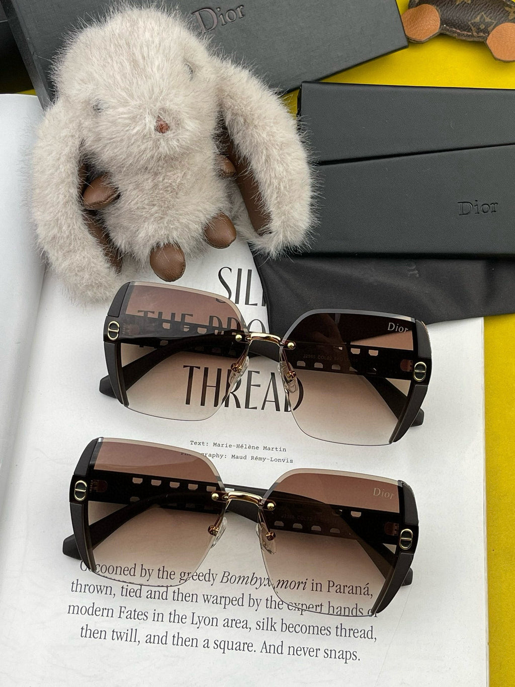 DIOR MONTAIGNE SQUARE SUNGLASSES CD5296 IN ACETATE