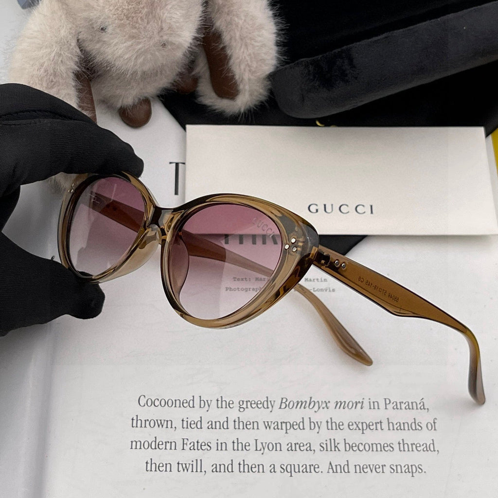 GUCCI CAT EYE FRAME SUNGLASSES G6581 IN ACETATE