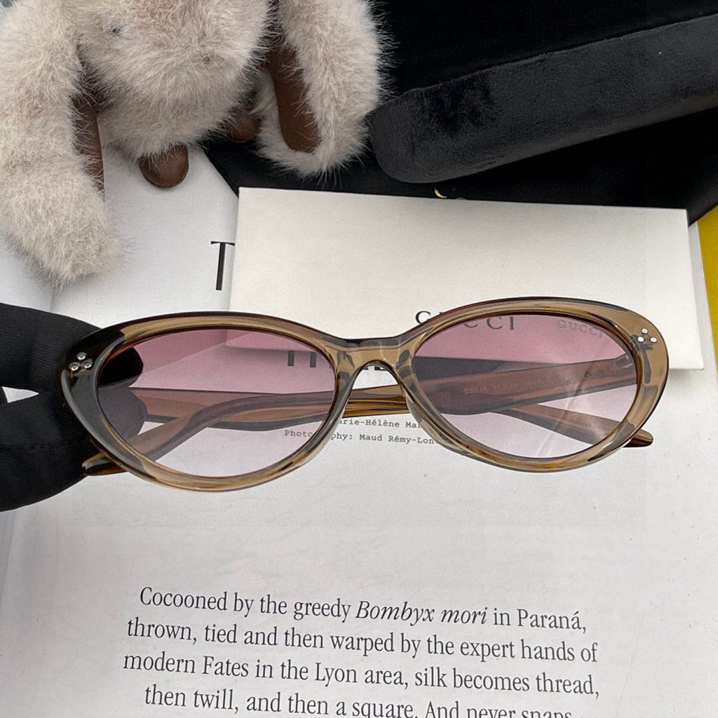 GUCCI CAT EYE FRAME SUNGLASSES G6581 IN ACETATE