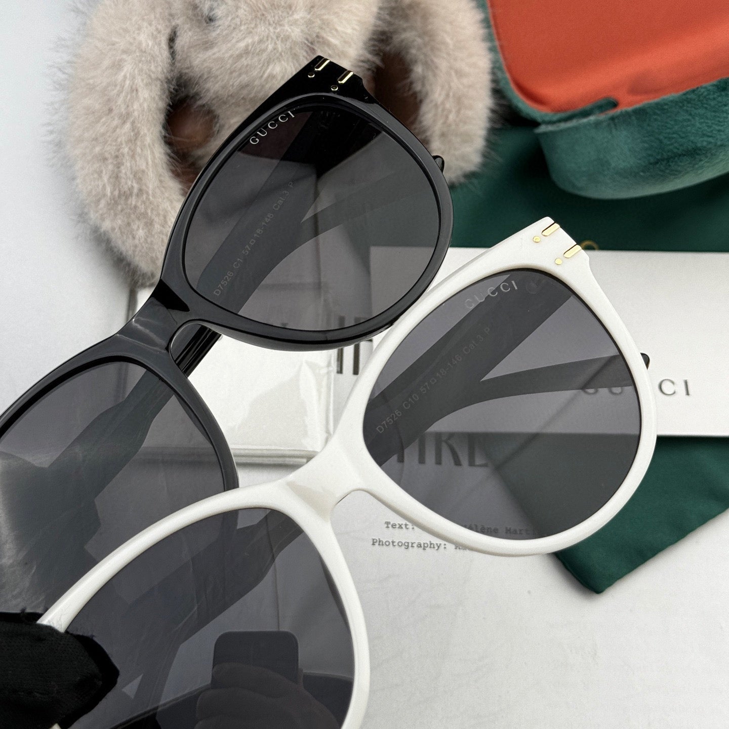 GUCCI ROUND FRAME SUNGLASSES G6752 IN ACETATE
