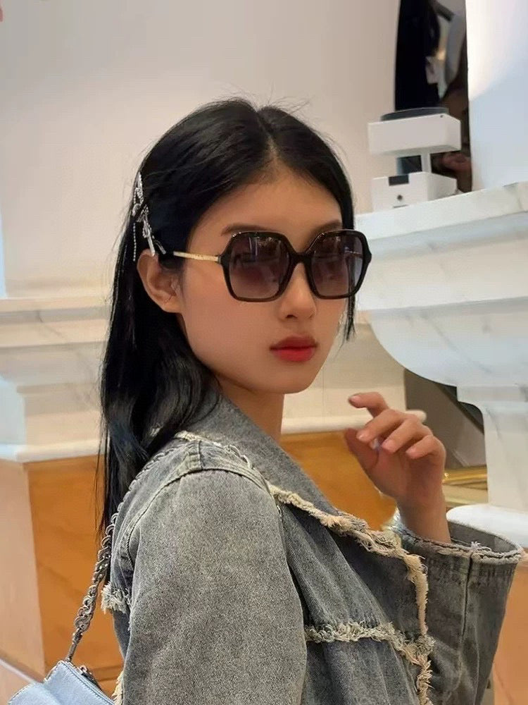GUCCI SQUARE FRAME SUNGLASSES G6640 IN METAL