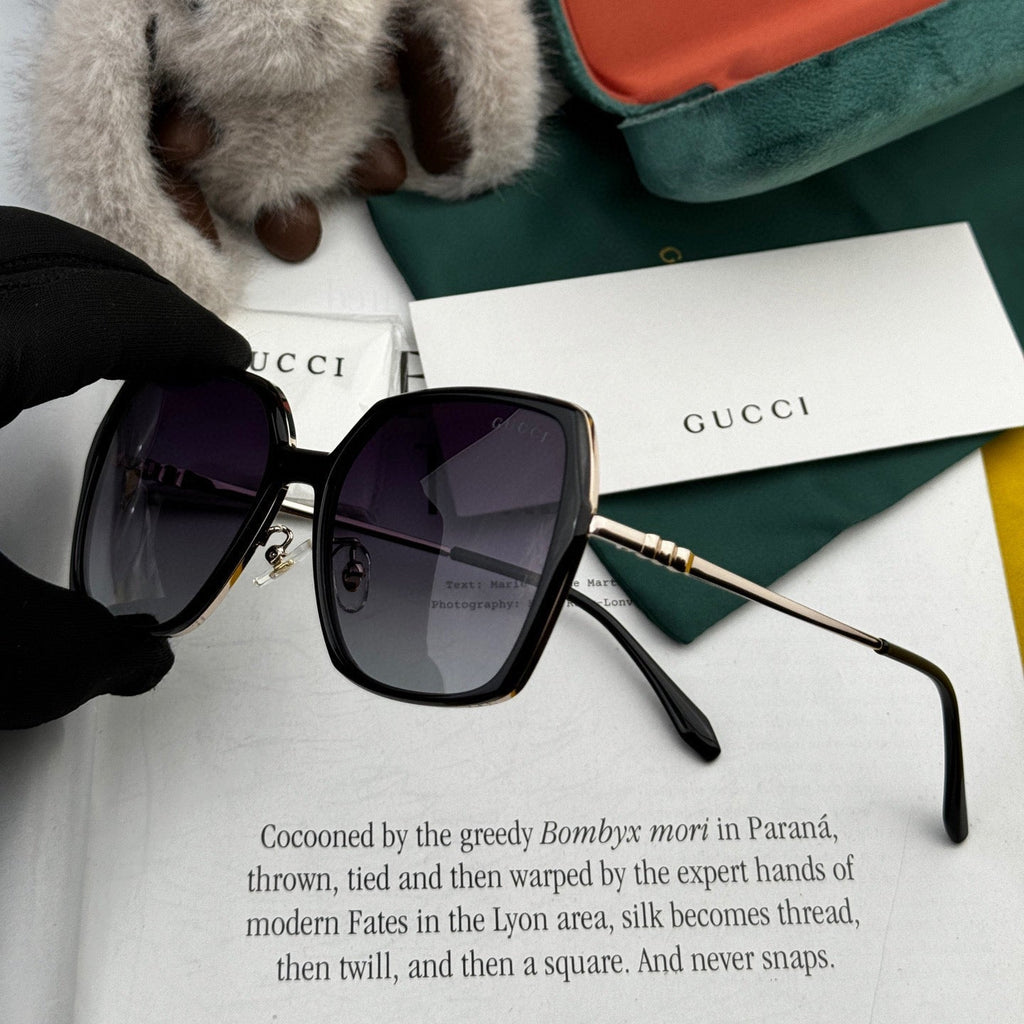 GUCCI SQUARE FRAME SUNGLASSES G6640 IN METAL