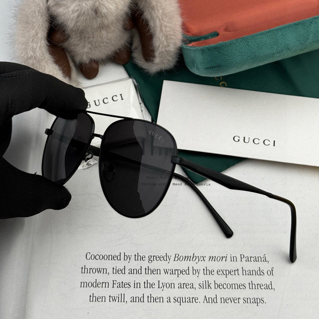 GUCCI AVIATOR FRAME SUNGLASSES G1203 IN METAL