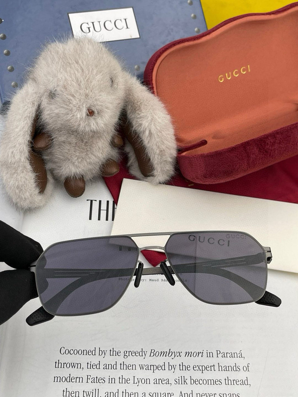 GUCCI NAVIGATOR FRAME SUNGLASSES G0862 IN METAL