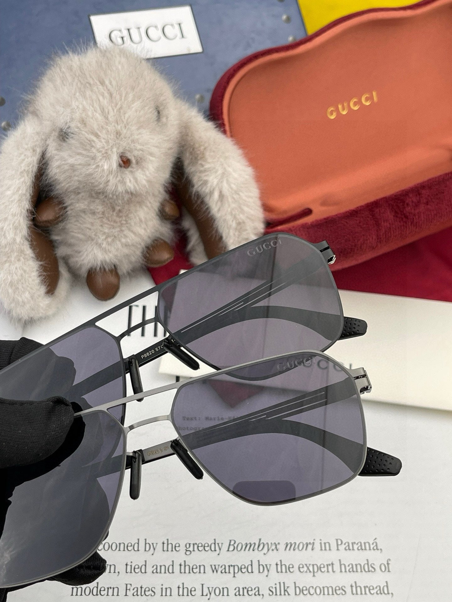 GUCCI NAVIGATOR FRAME SUNGLASSES G0862 IN METAL