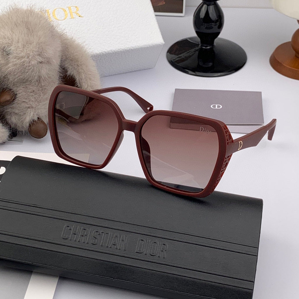 DIOR MONTAIGNE SUNGLASSES D7732 IN BROWN ACETATE