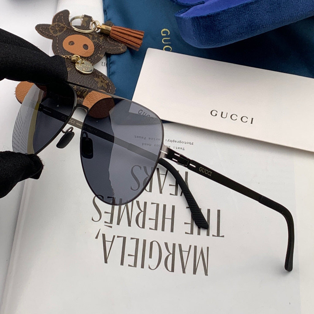 GUCCI AVIATOR FRAME SUNGLASSES G1732 IN METAL