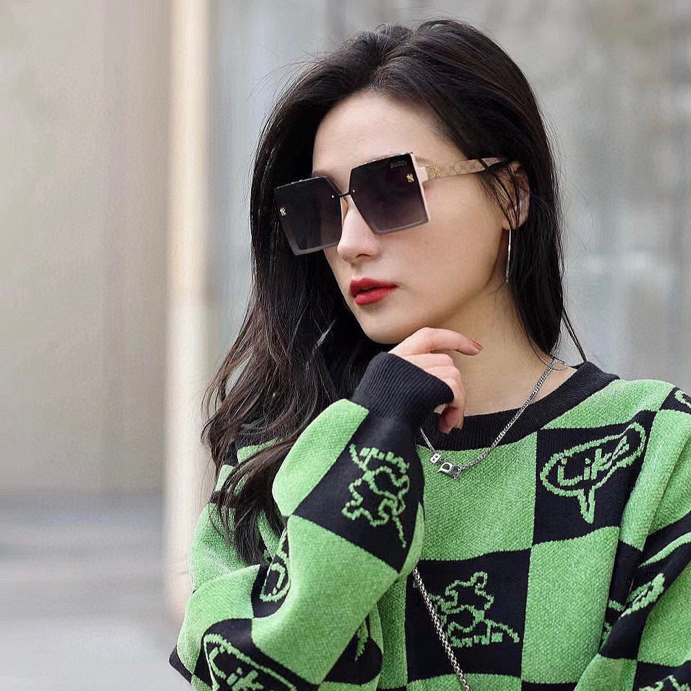 GUCCI GEOMETRIC FRAME SUNGLASSES G50195 IN ACETATE