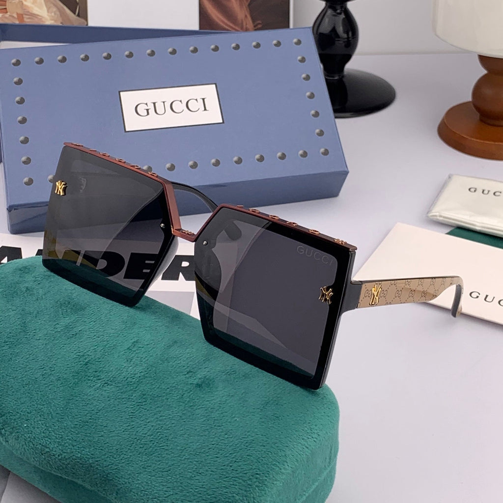 GUCCI GEOMETRIC FRAME SUNGLASSES G50195 IN ACETATE