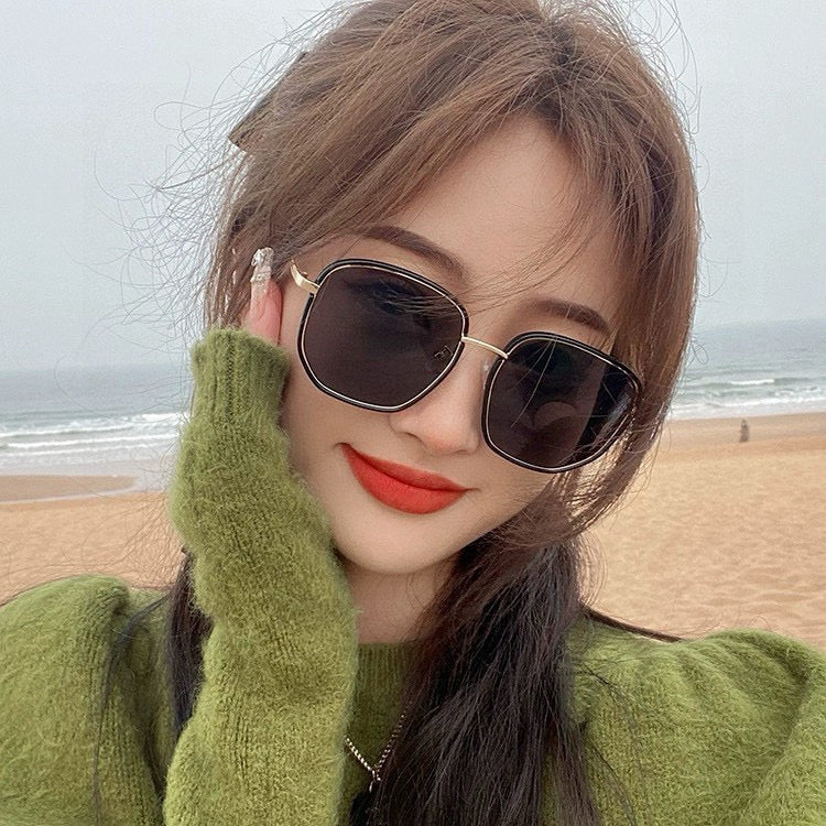 GUCCI SQUARE FRAME SUNGLASSES G2242 IN ACETATE AND METAL