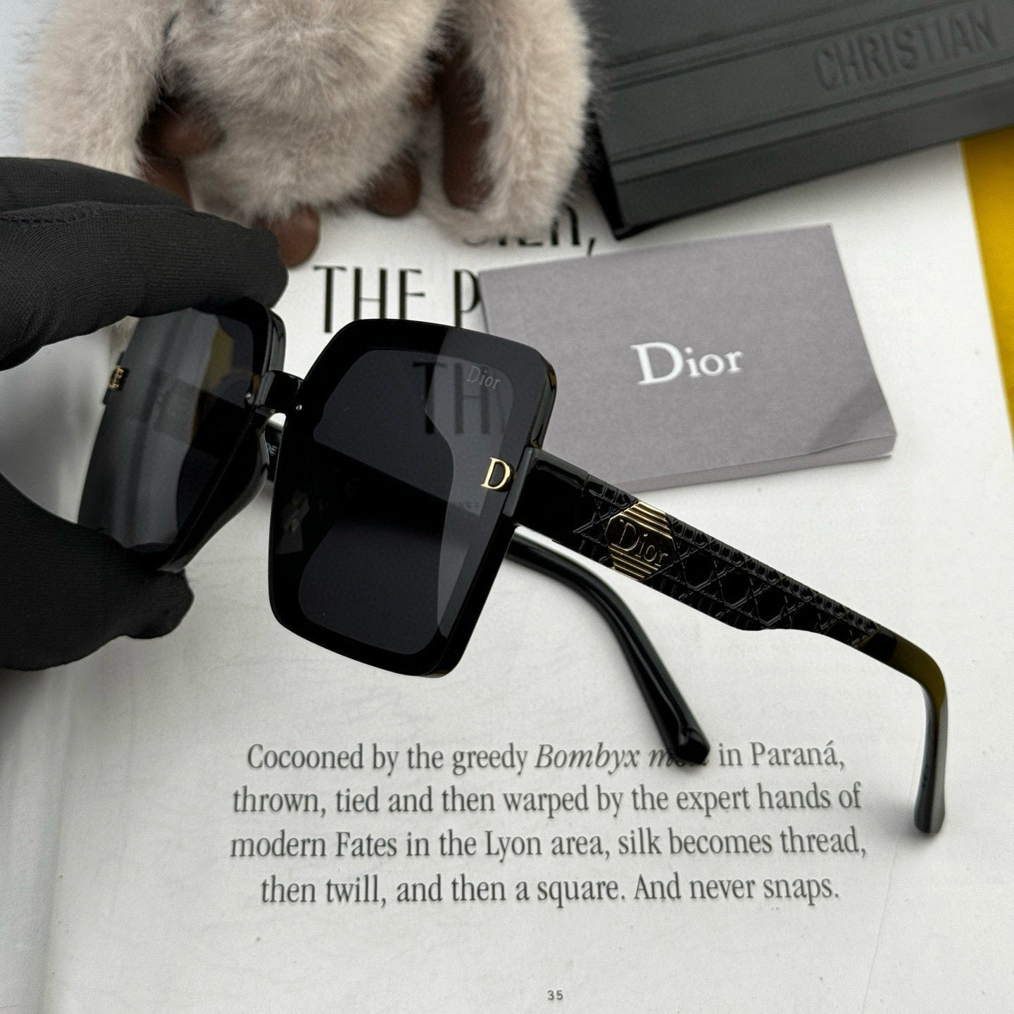 DIOR MONTAIGNE SUNGLASSES CD6251 IN ACETATE