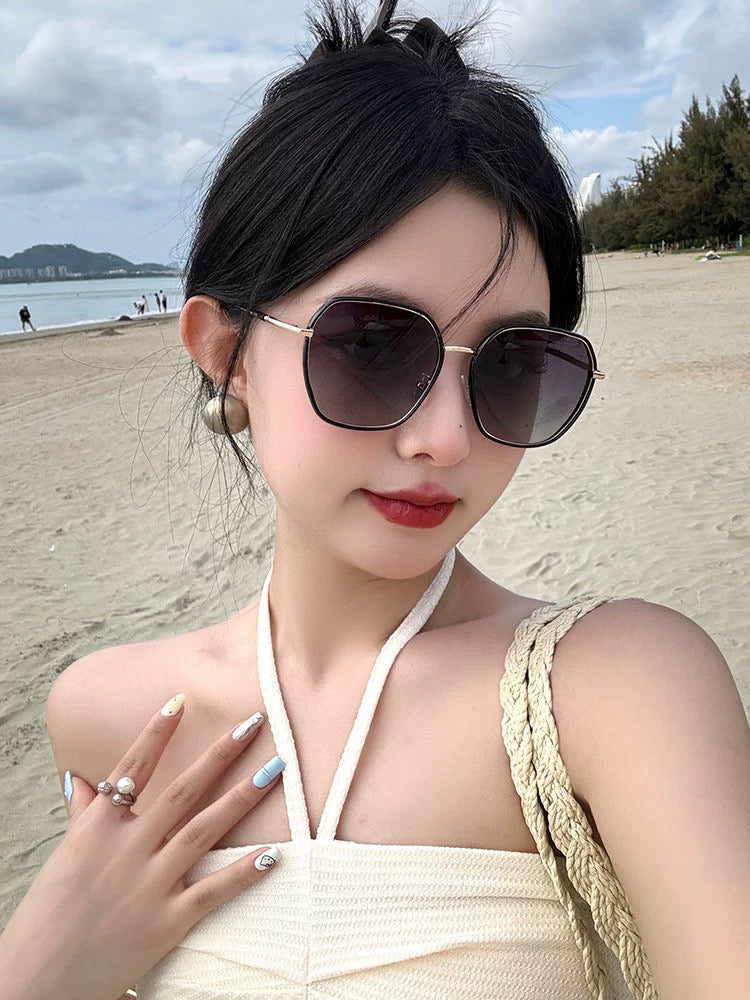 GUCCI SQUARE FRAME SUNGLASSES G8384 IN METAL AND ACETATE