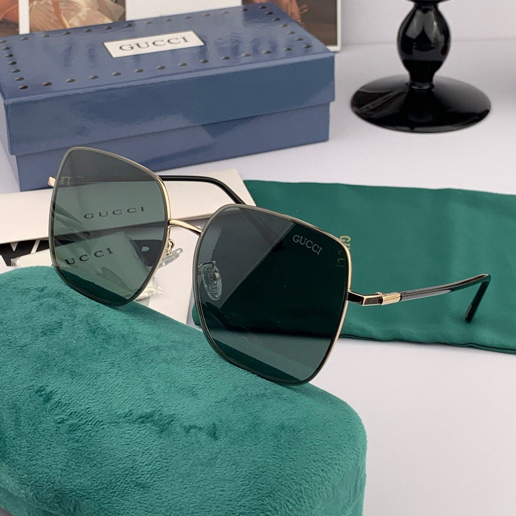 GUCCI SQUARE FRAME SUNGLASSES G2374 IN METAL