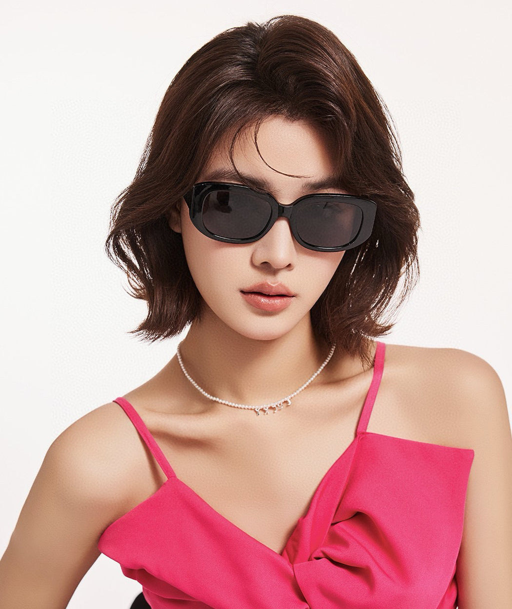 GUCCI RECTANGULAR FRAME SUNGLASSES G0320 IN ACETATE