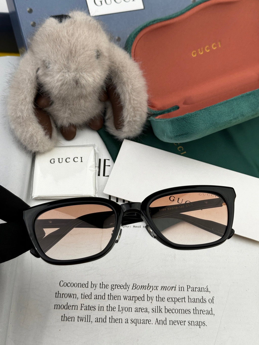 GUCCI FOLDABLE SQUARE FRAME SUNGLASSES G4319 IN ACETATE