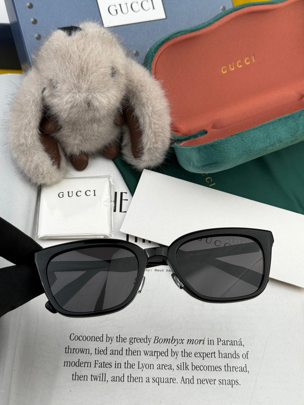 GUCCI FOLDABLE SQUARE FRAME SUNGLASSES G4319 IN ACETATE