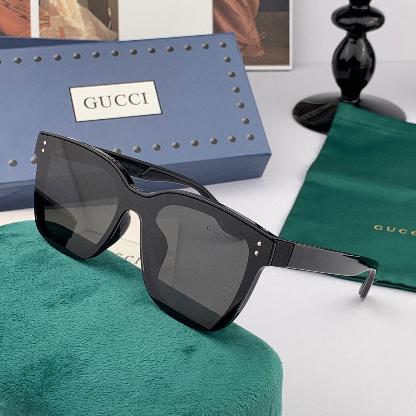 GUCCI SQUARE FRAME SUNGLASSES G1110 IN ACETATE