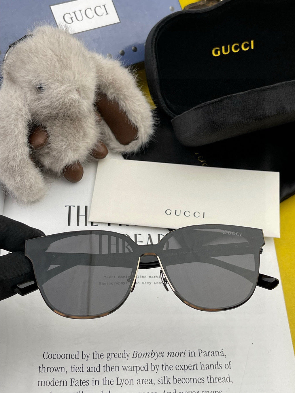GUCCI BUTTERFLY FRAME SUNGLASSES G580 IN ACETATE