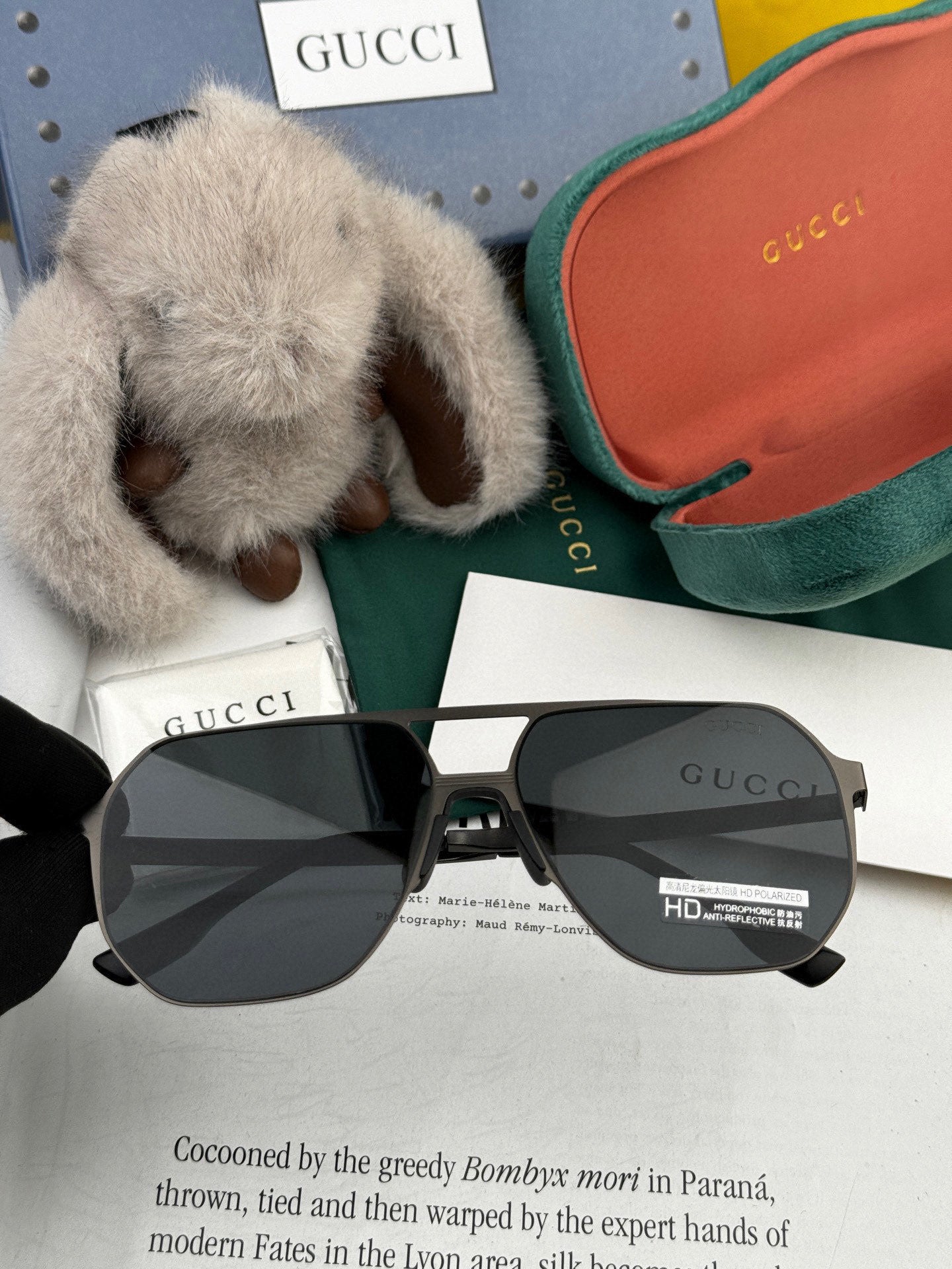 GUCCI NAVIGATOR FRAME SUNGLASSES G3380 IN METAL