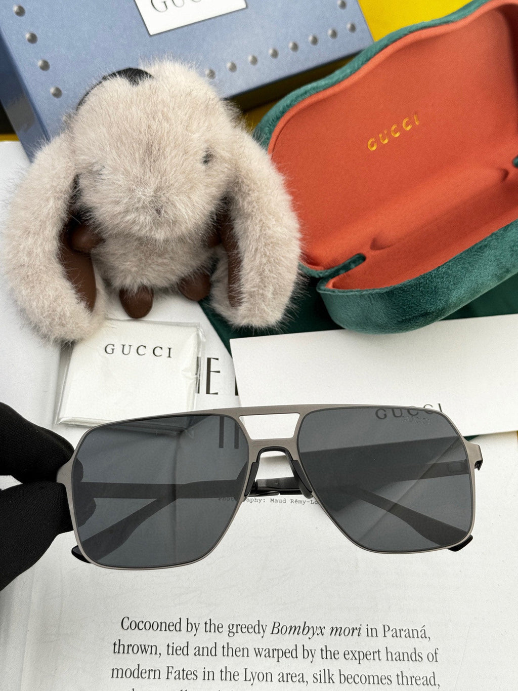 GUCCI NAVIGATOR FRAME SUNGLASSES G4380 IN METAL