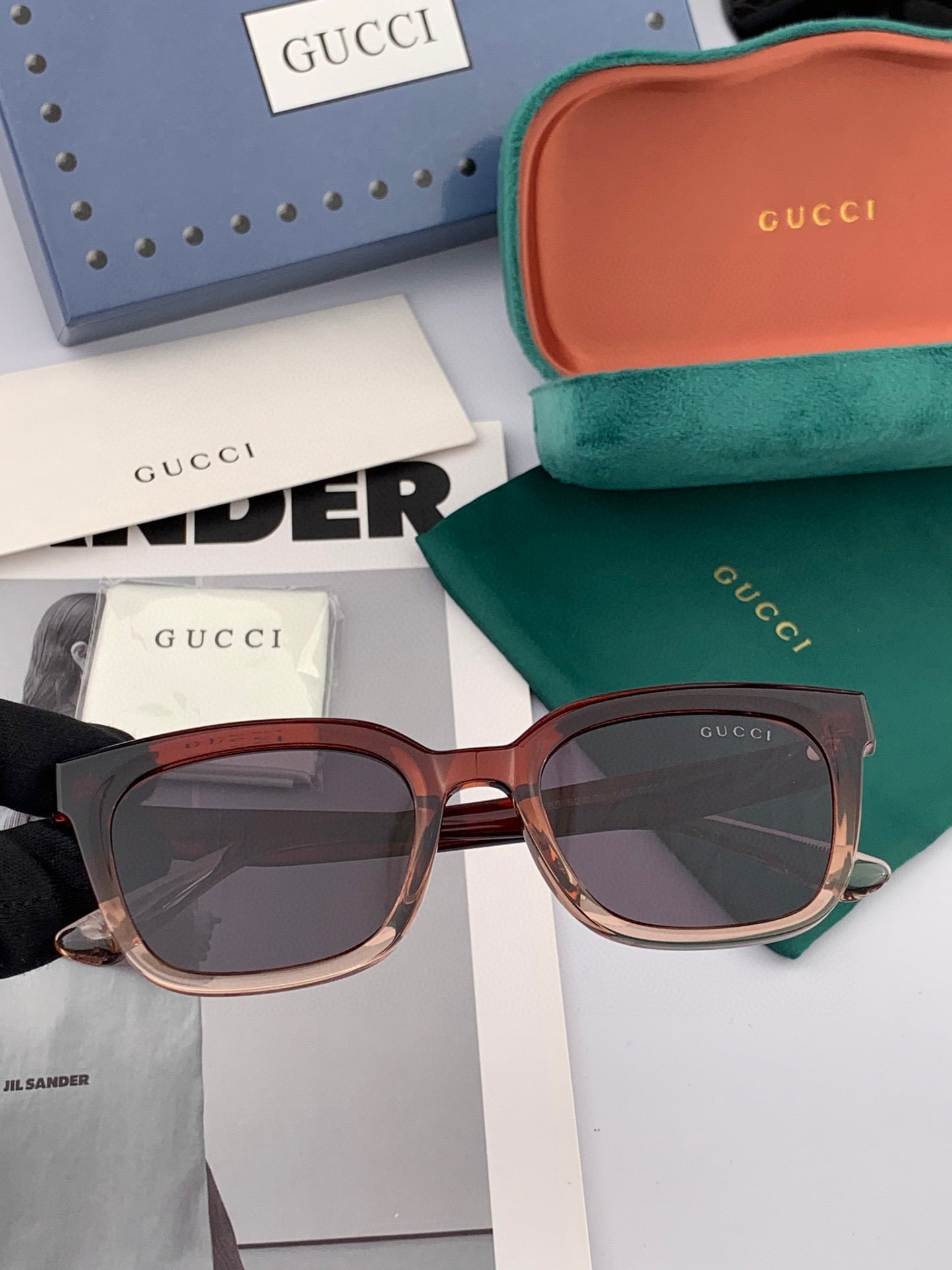 GUCCI SQUARE FRAME SUNGLASSES G5108 IN ACETATE