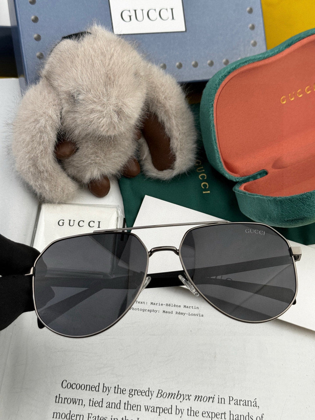 GUCCI NAVIGATOR FRAME SUNGLASSES G5381 IN METAL