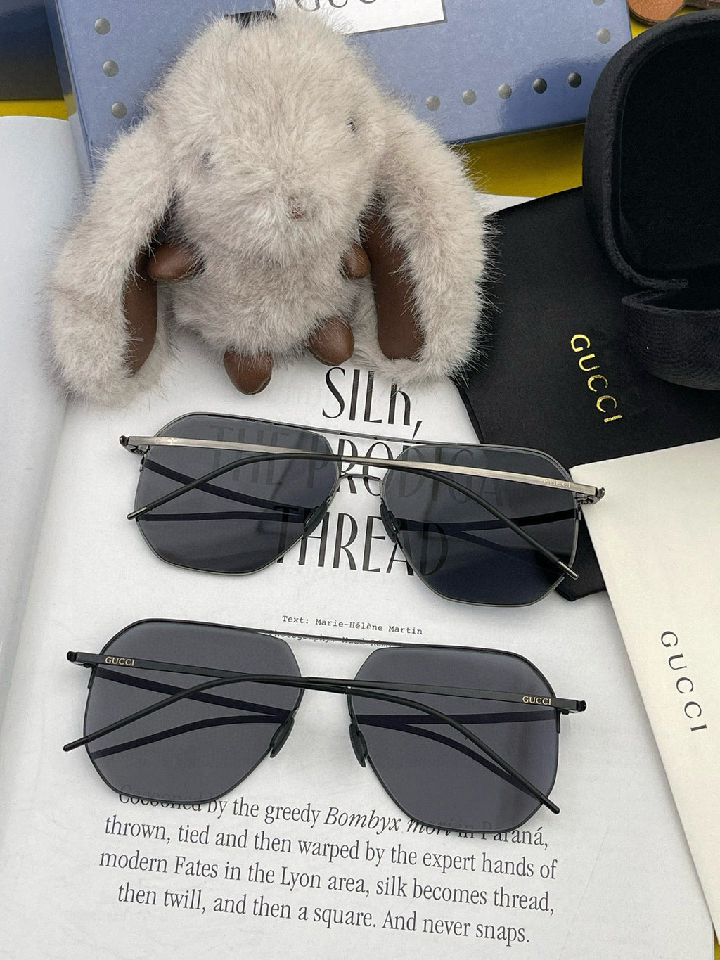 GUCCI NAVIGATOR FRAME SUNGLASSES G3227 IN METAL