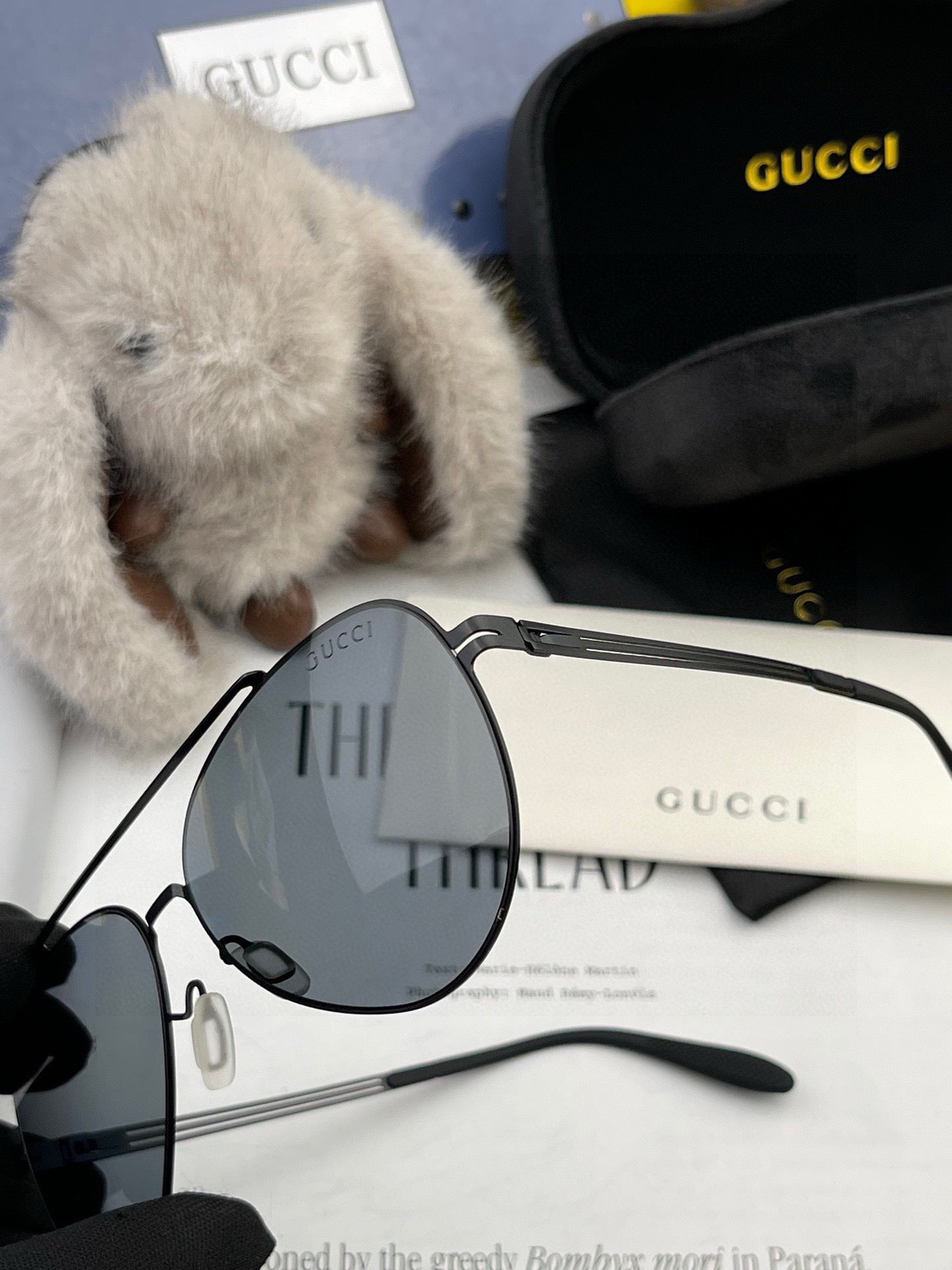 GUCCI AVATOR FRAME SUNGLASSES G6705 IN METAL