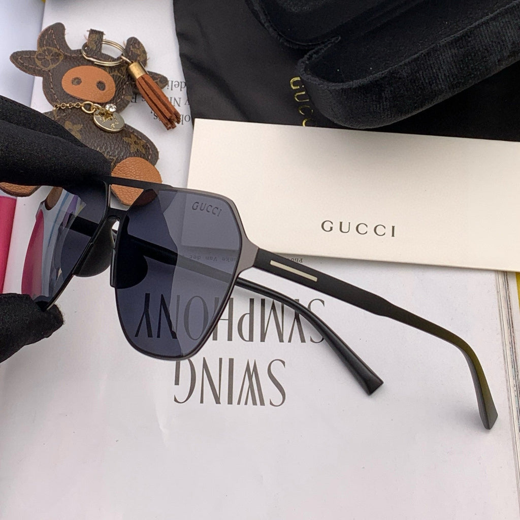 GUCCI LOW NOSE BRIDGE FIT SUNGLASSES G3807 IN METAL