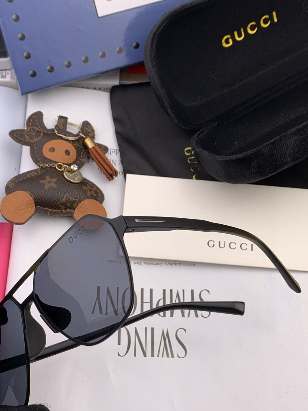 GUCCI LOW NOSE BRIDGE FIT SUNGLASSES G3807 IN METAL