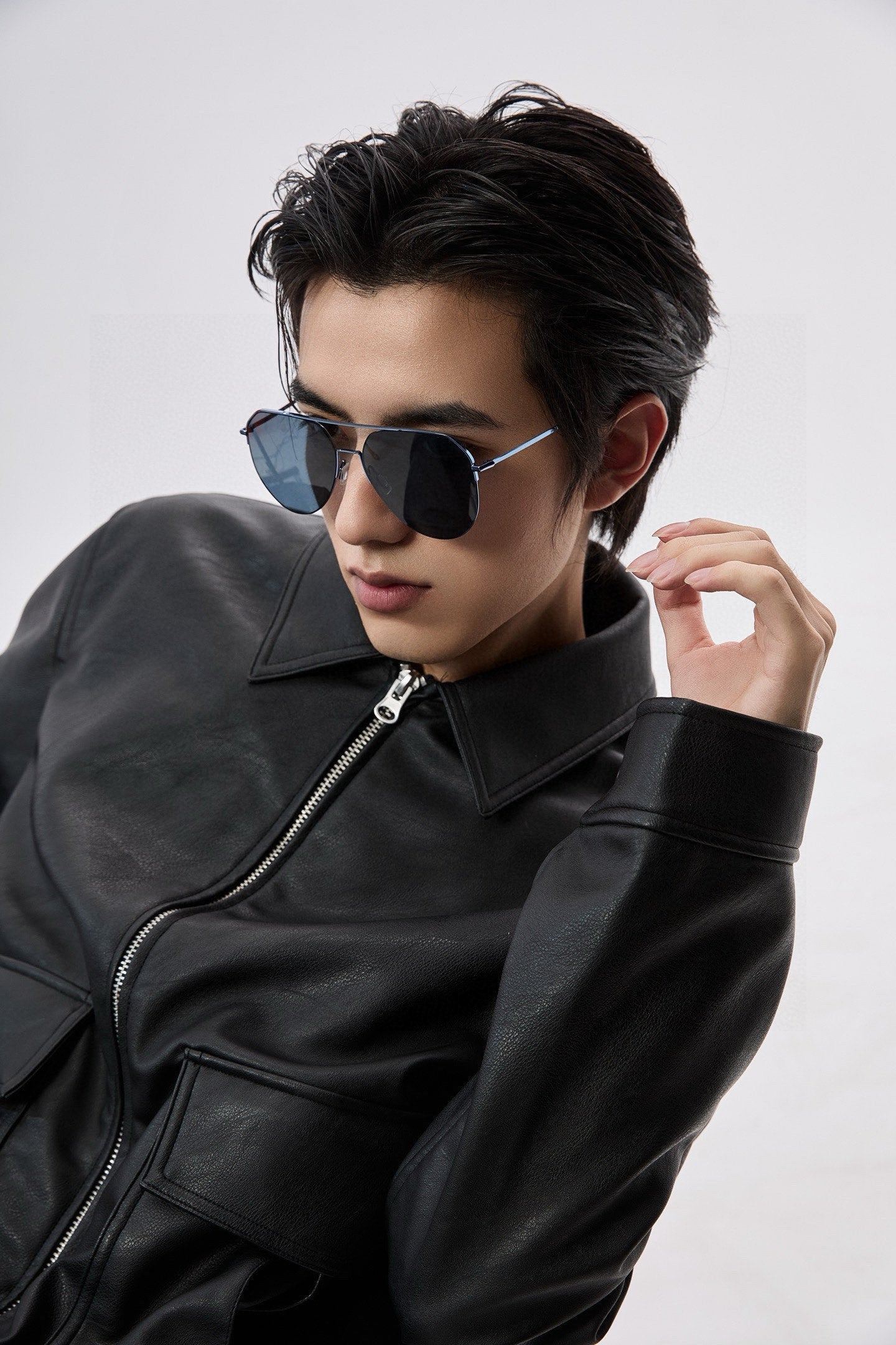 GUCCI AVIATOR FRAME SUNGLASSES 575761 IN METAL
