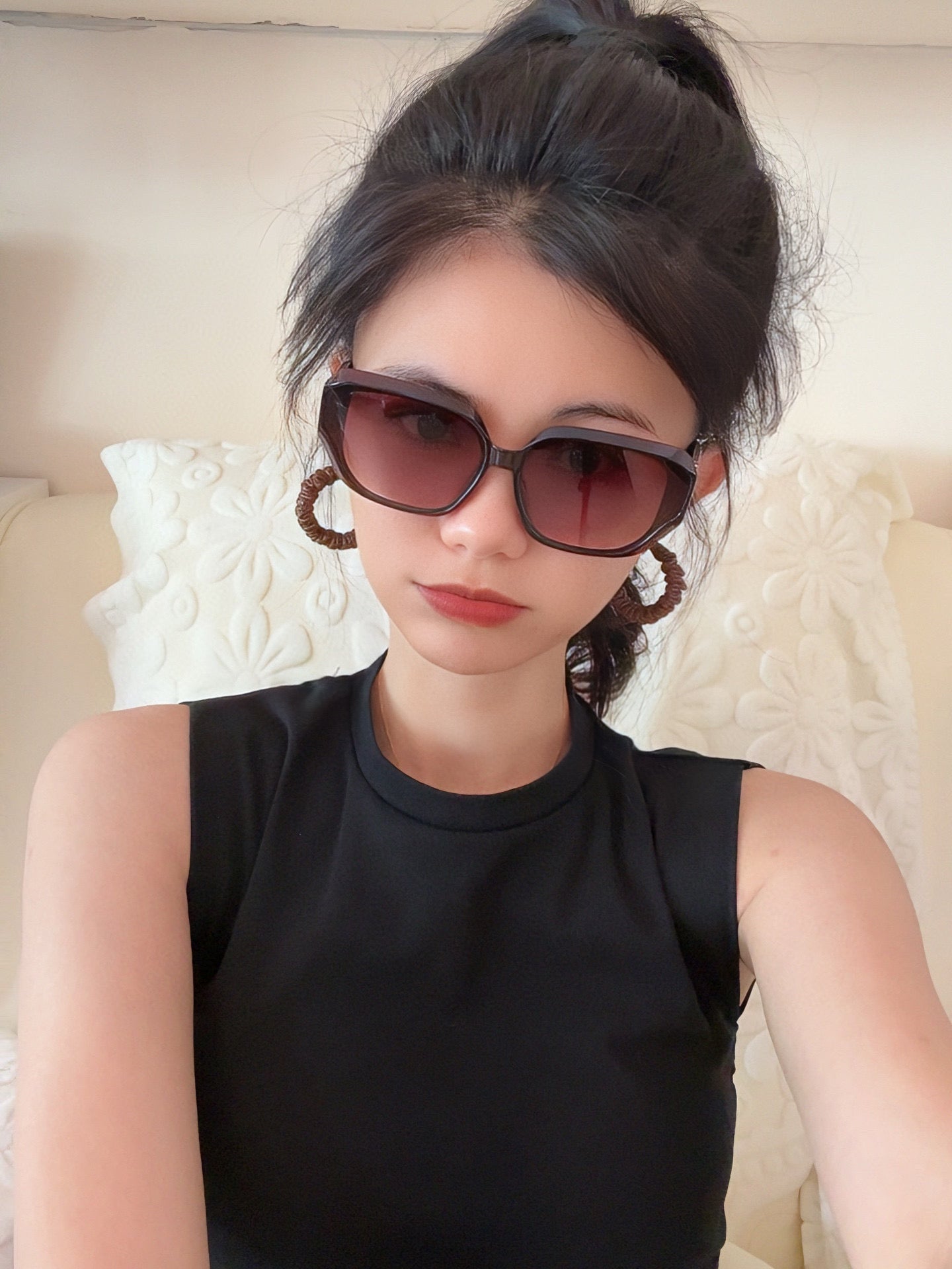 LOUIS VUITTON SQUARE SUNGLASSES L8551 IN ACETATE