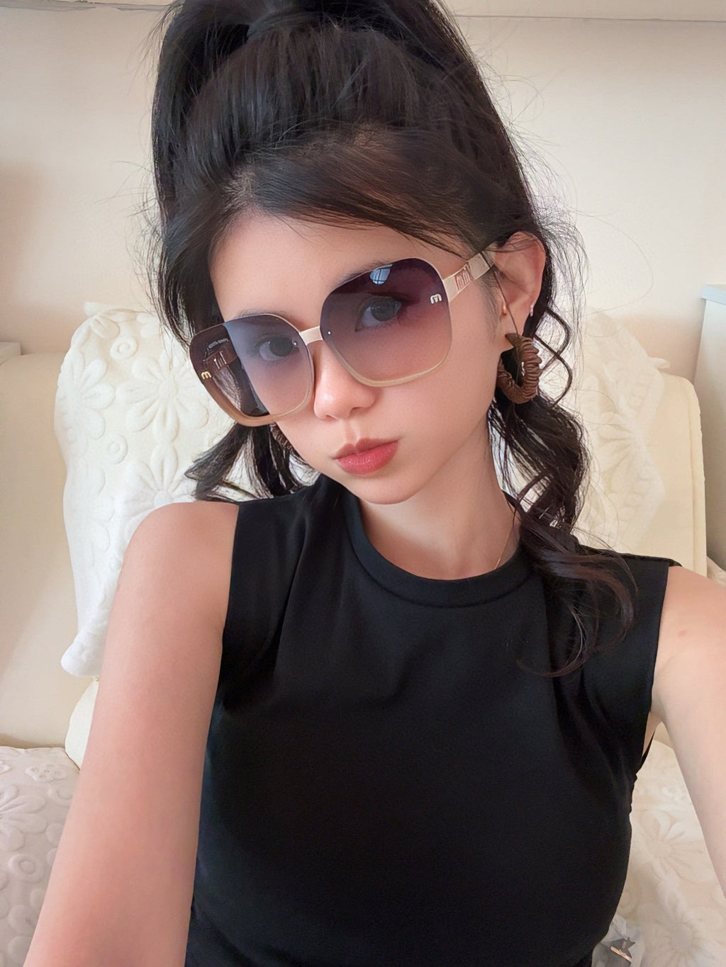 MIU MIU RUNWAY SQUARE SUNGLASSES M7303 IN ACETATE