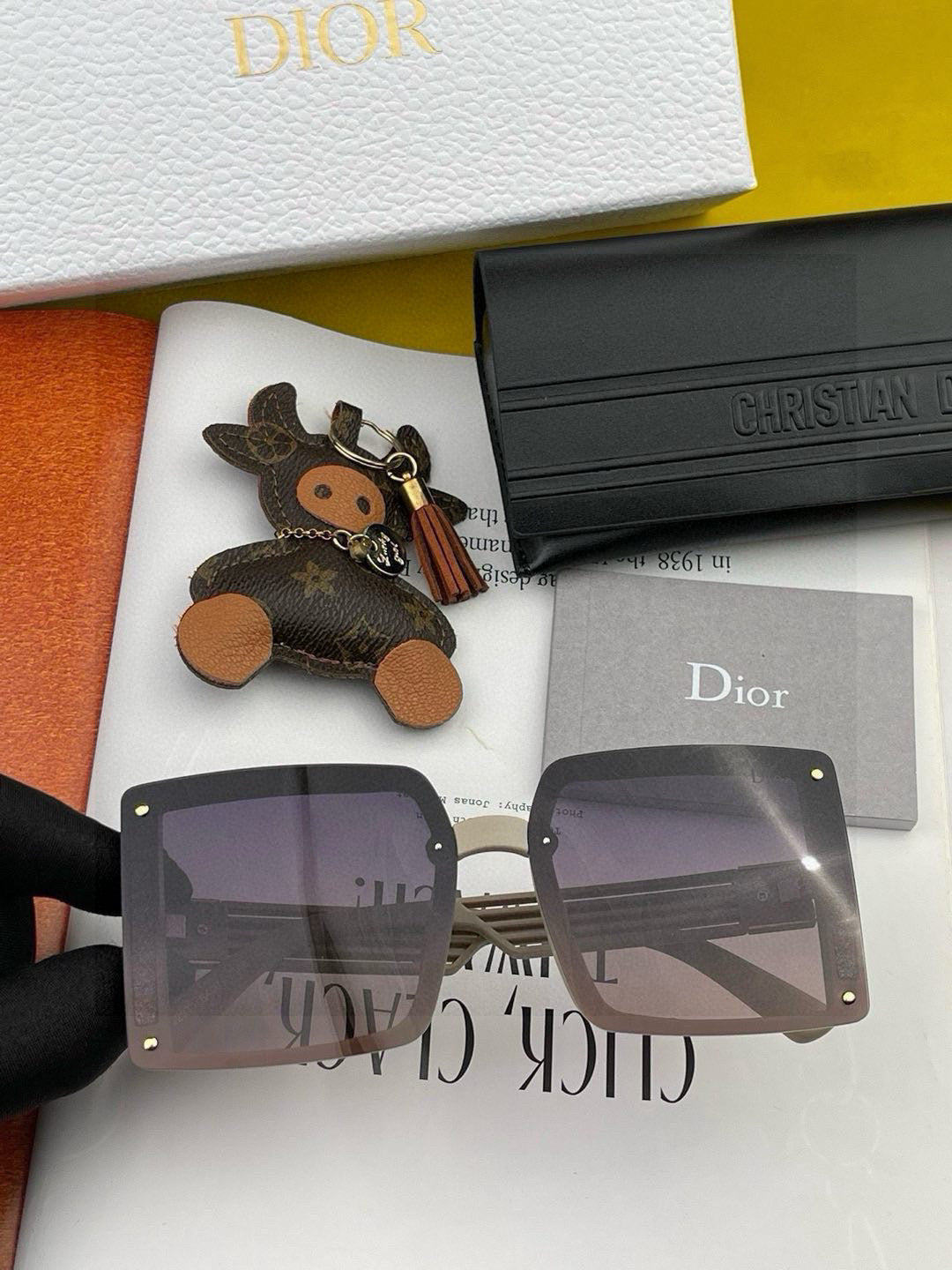 DIOR MONTAIGNE SUNGLASSES D1297 IN ACETATE