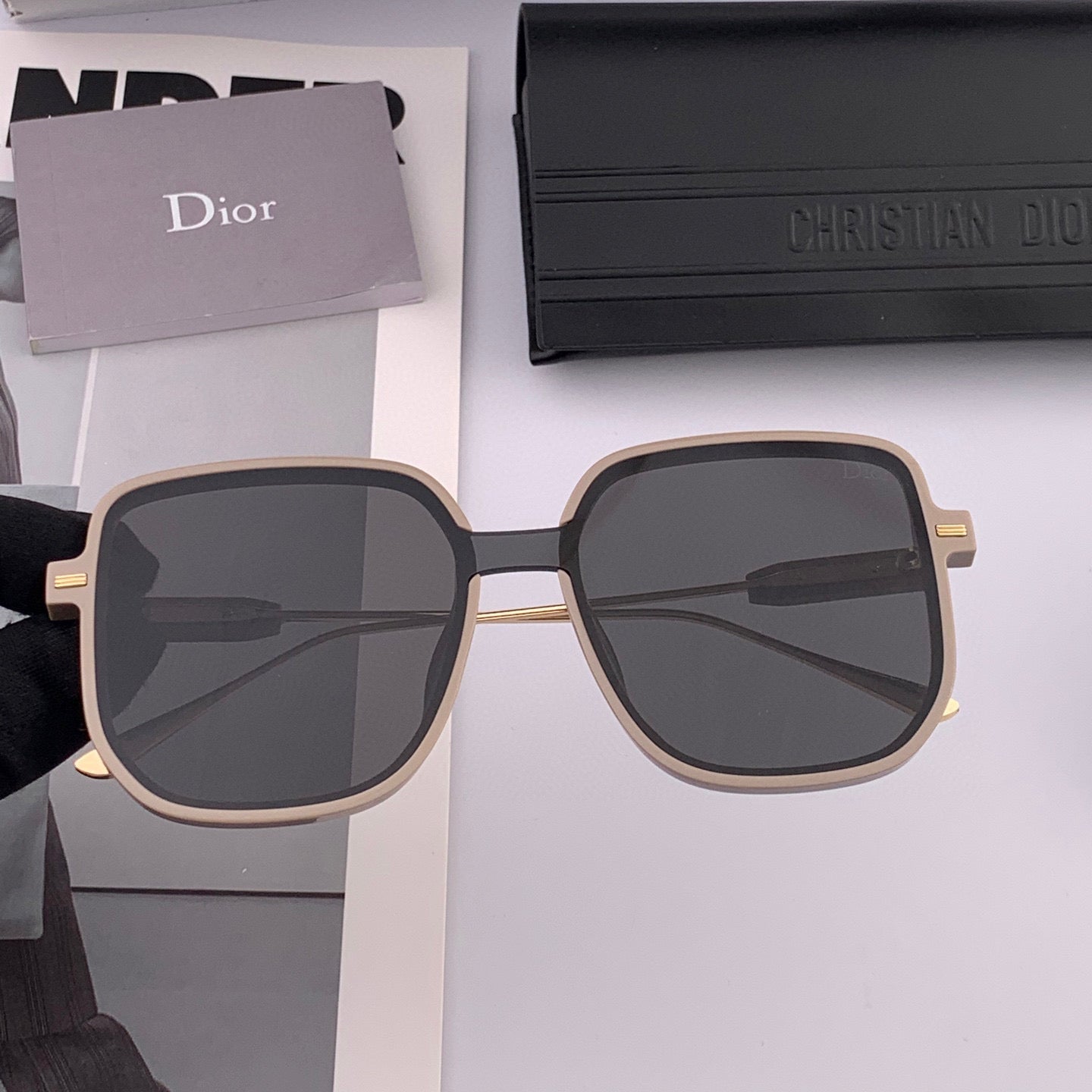 DIOR MONTAIGNE SUNGLASSES D288 IN METAL