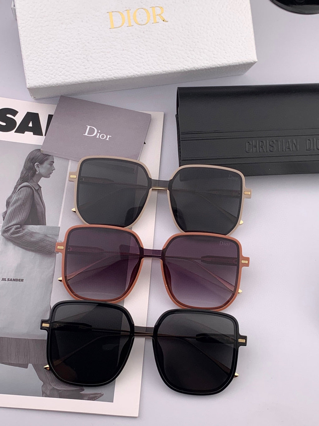 DIOR MONTAIGNE SUNGLASSES D288 IN METAL