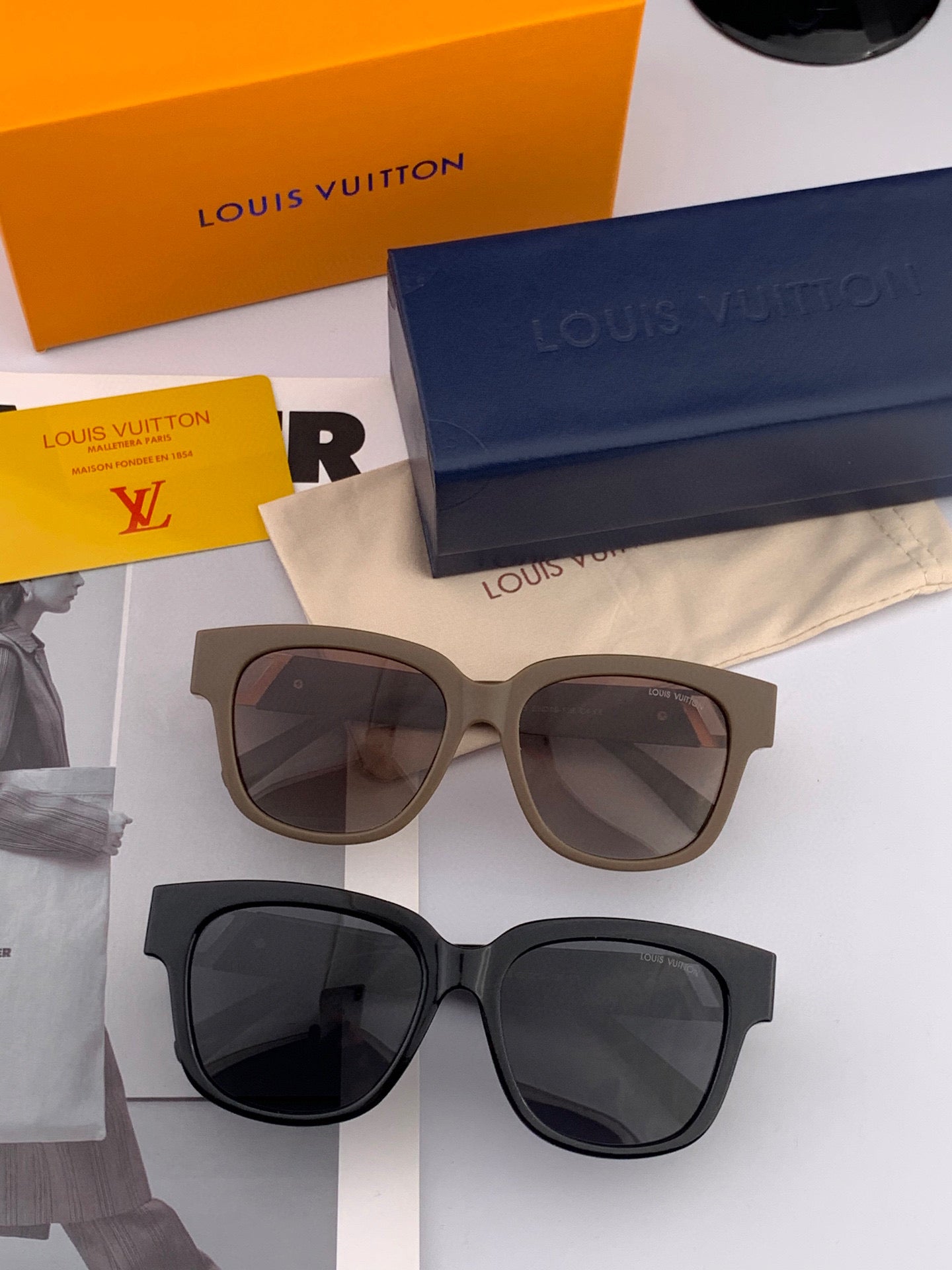 LOUIS VUITTON CAT EYE SUNGLASSES L5516 IN ACETATE