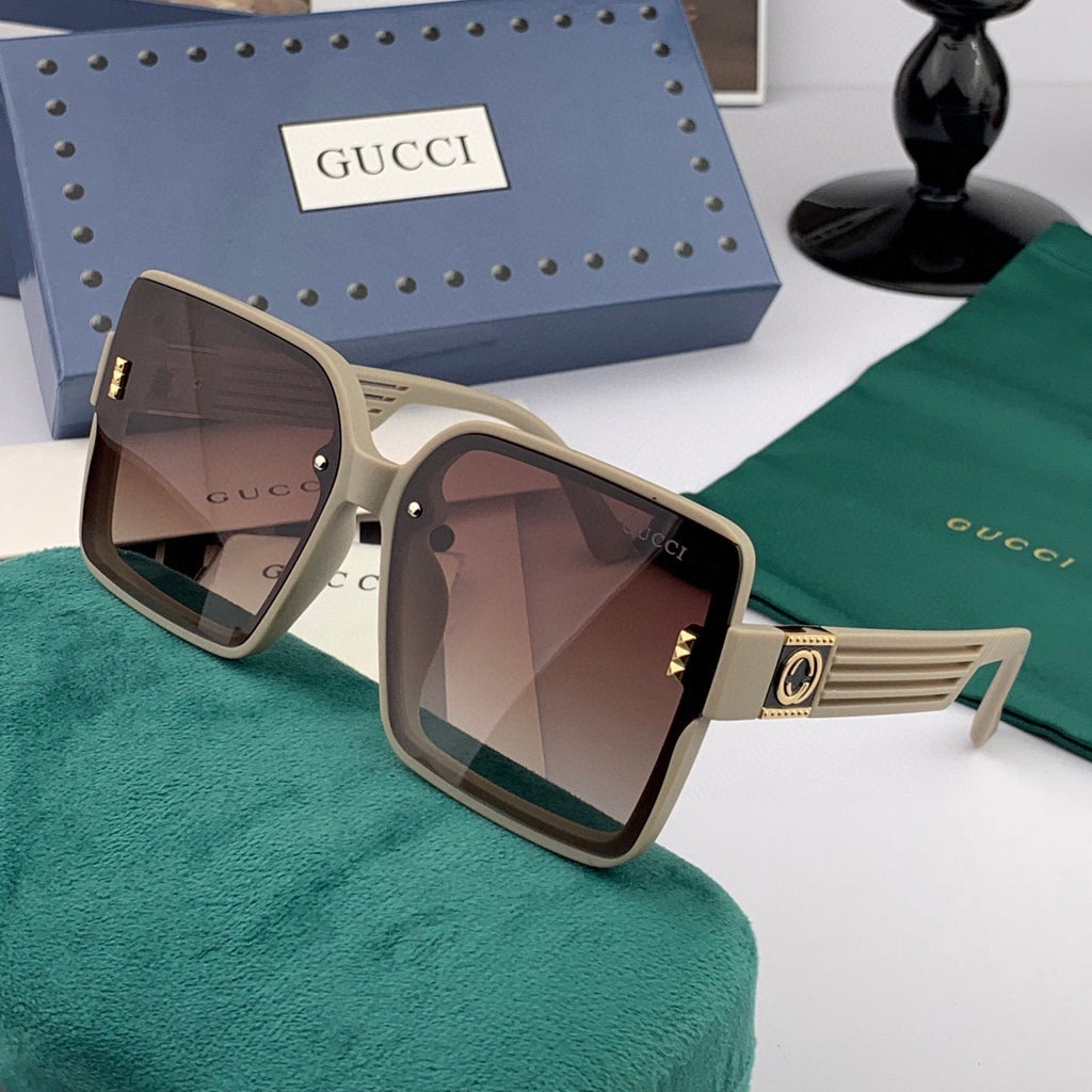 GUCCI GEOMETRIC FRAME SUNGLASSES G2519 IN ACETATE