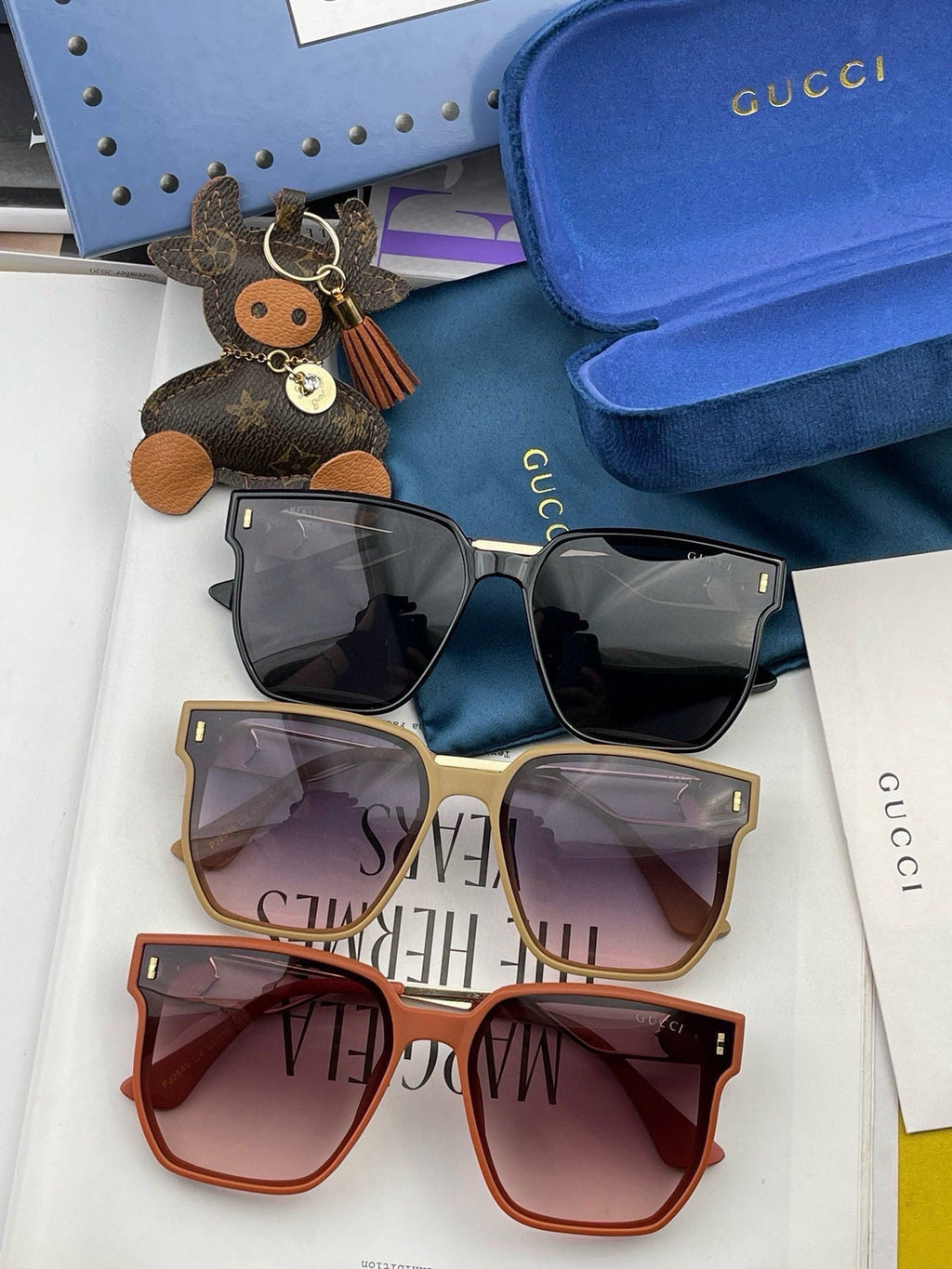 GUCCI BUTTERFLY FRAME SUNGLASSES G9294 IN ACETATE