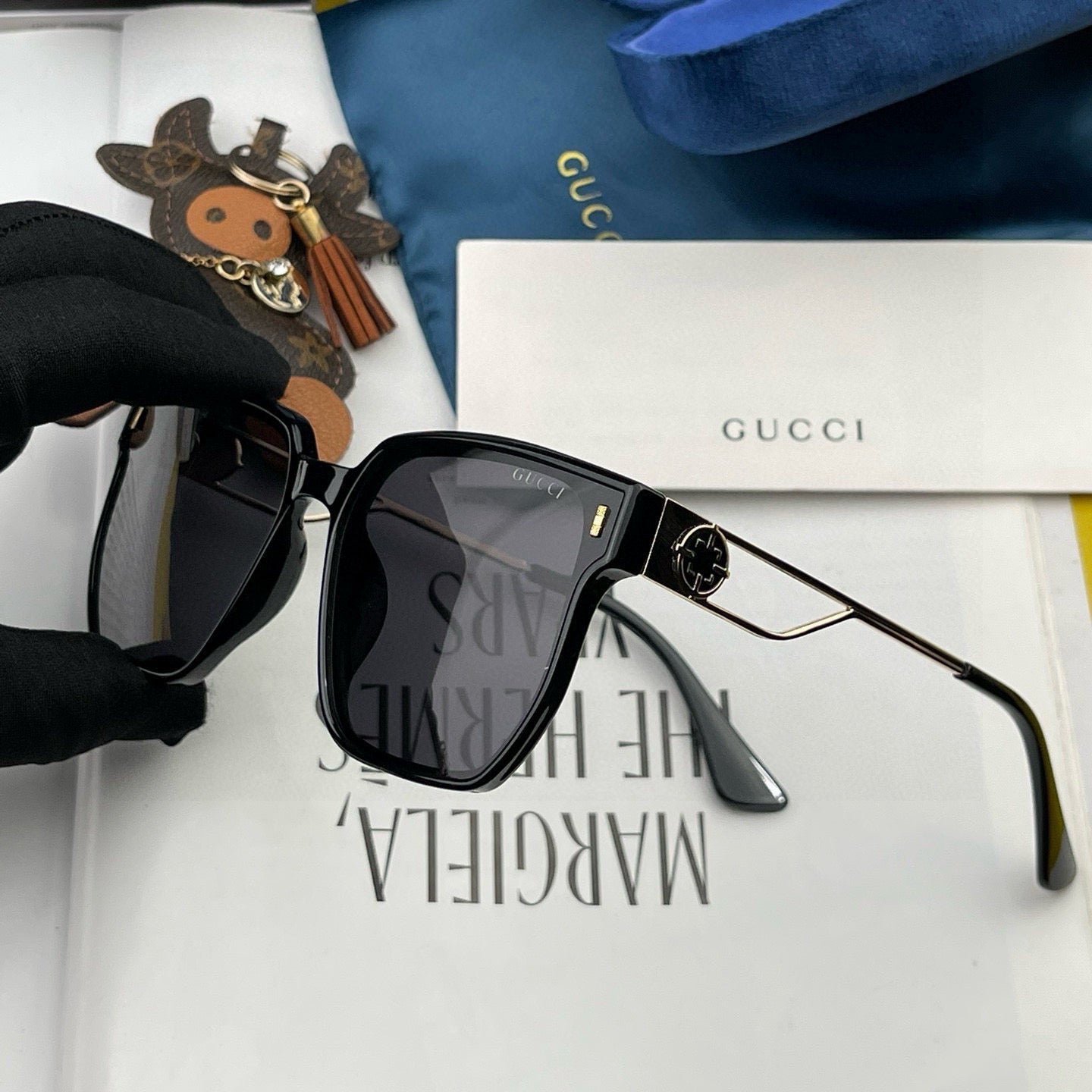 GUCCI BUTTERFLY FRAME SUNGLASSES G9294 IN ACETATE