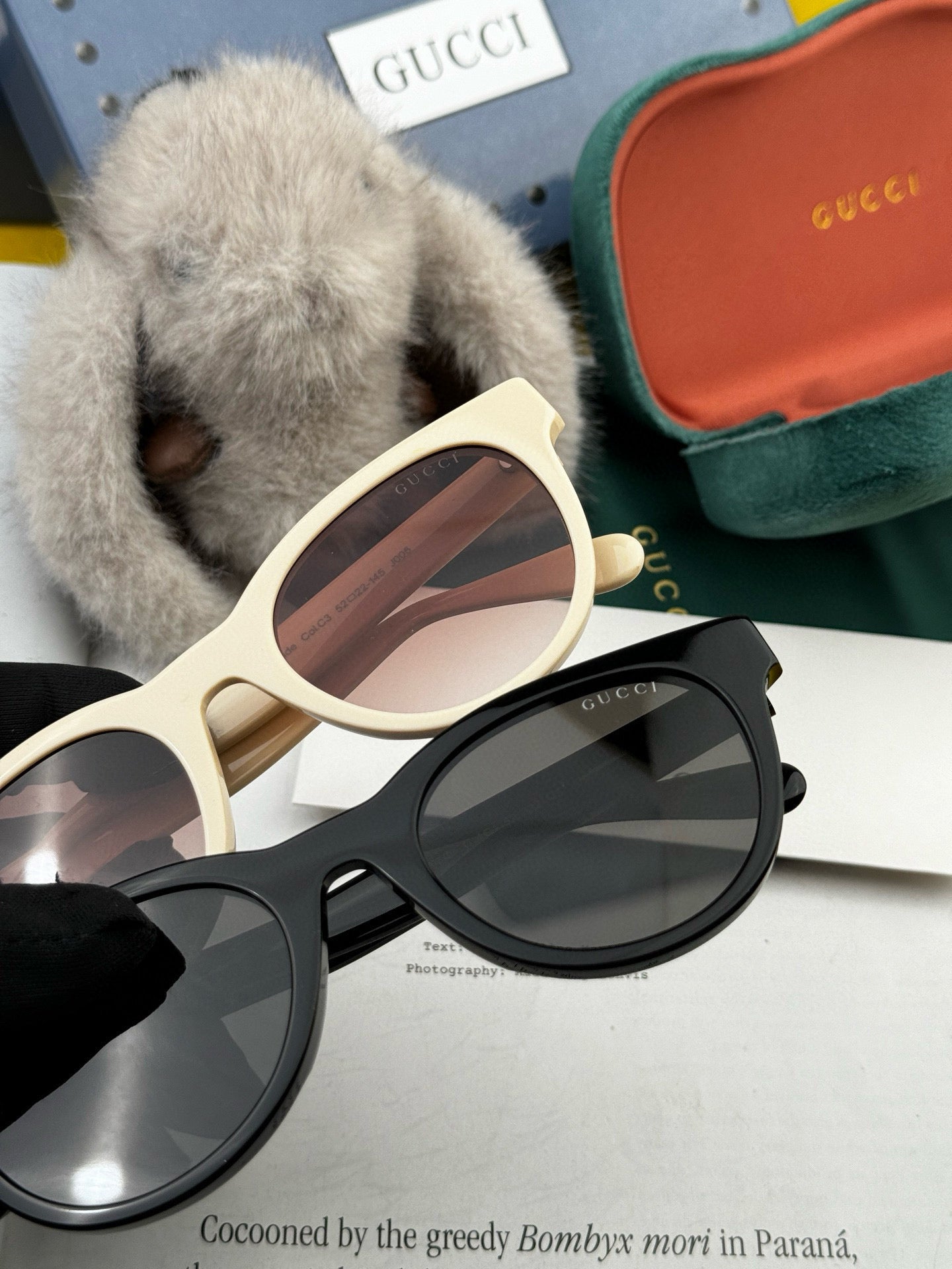 GUCCI ROUND FRAME SUNGLASSES G500 IN ACETATE