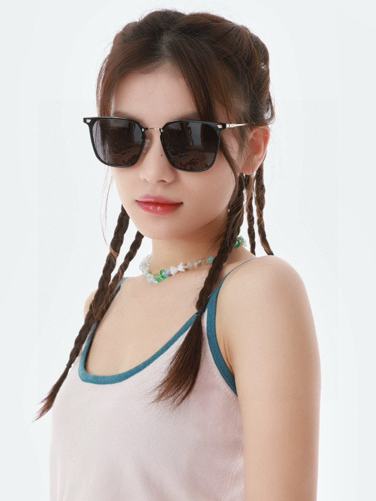 GUCCI SQUARE FRAME SUNGLASSES G81937 IN ACETATE AND METAL