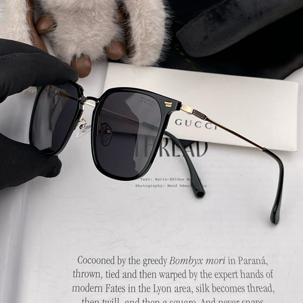 GUCCI SQUARE FRAME SUNGLASSES G81937 IN ACETATE AND METAL